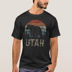 Retro Utah Beehive State National Parks Mighty 5 B T-Shirt
