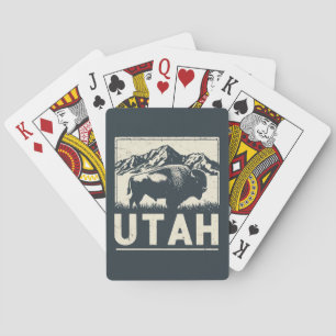 Retro Utah Playing Cards