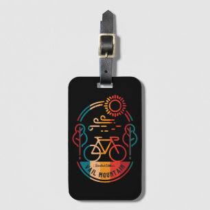 Retro Vail Mountain Bike Trail. Luggage Tag