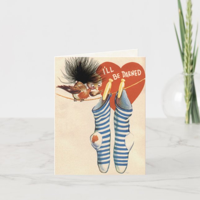 Retro Valentine Card for Kids (Front)