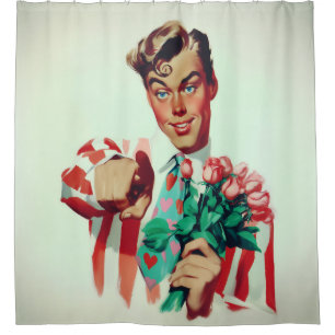 Retro Valentine Flirty Guy