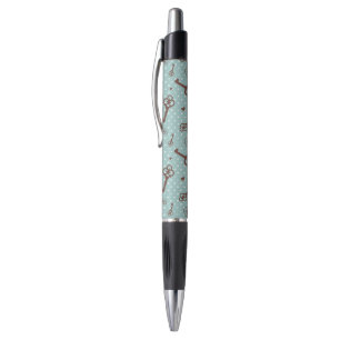 Retro Valentine Keys Pen