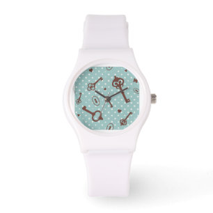 Retro Valentine Keys Watch