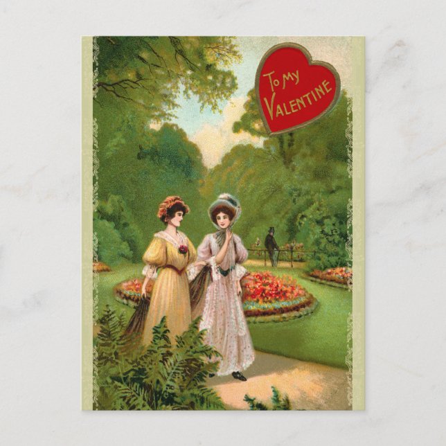 Retro Valentine Postcard (Front)