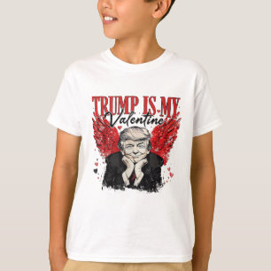 Retro Valentine Trump Is My Valentine Funny Trump T-Shirt