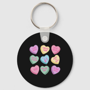 Retro Valentines Botox Hearts Candy Filler Dysport Keychain