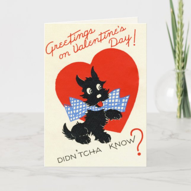Retro Valentine's Day Card (Front)