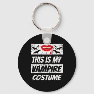 Retro Vampire Halloween Outfit Easy Halloween Drac Keychain