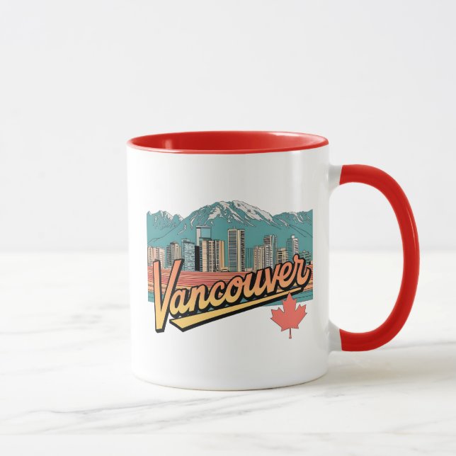 Retro Vancouver  Mug (Right)