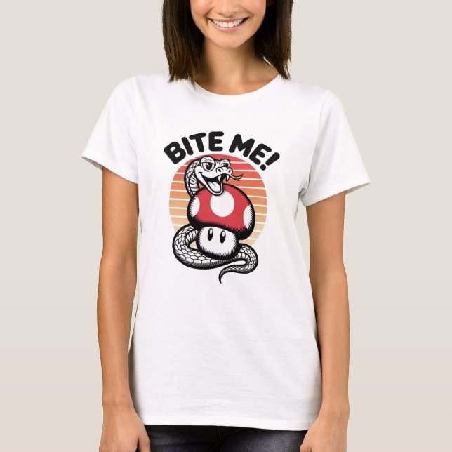 Retro Venom – Bite Me! T-Shirt (Front)
