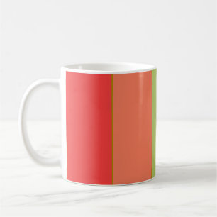 Retro Vertical Colour Block Coffee Mug