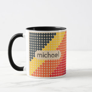 Retro VHS Bauhaus Small Dots Mug