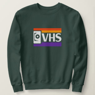 Retro VHS Logo Sweatshirt Vintage 80s 90s