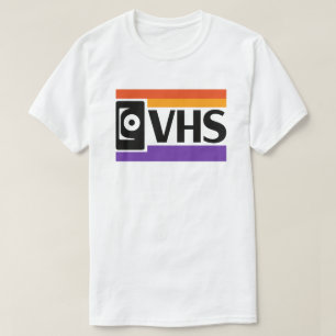 Retro VHS Symbol T-Shirt 80s 90s Nostalgia