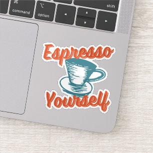 Retro Vibe Espresso Yourself Coffee Latte