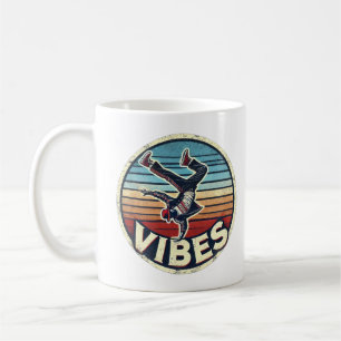 Retro Vibes: Breakdancer in Action T-Shirt  Coffee Mug