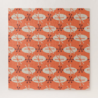 Retro Vibes: Geometric Burst Pattern Jigsaw Puzzle