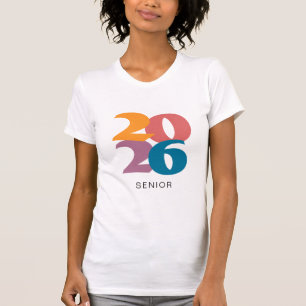 Retro Vibes Graduation 2024 Senior Personalized T-Shirt