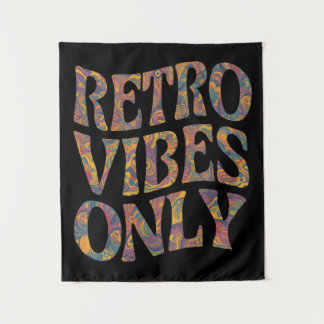 Retro Vibes Only – Psychedelic 70s Groovy Design Tapestry