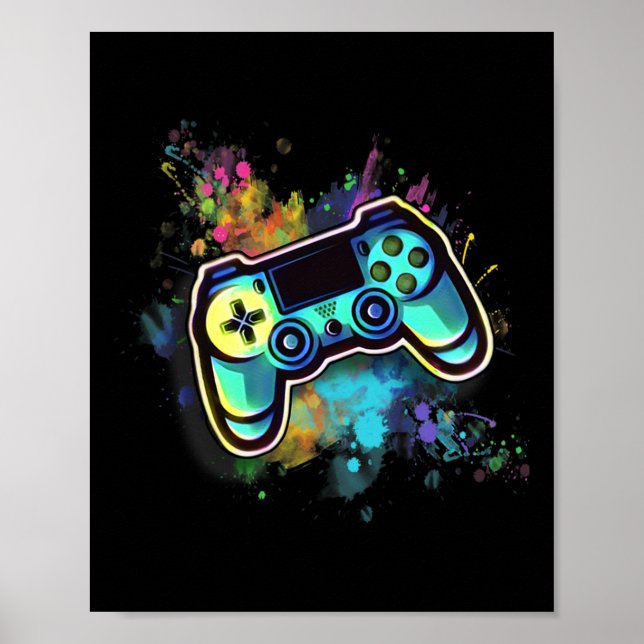 Retro Video Game Controller For Men1  Poster (Front)