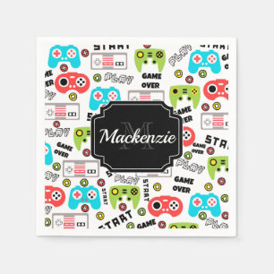 Retro Video Game Napkin