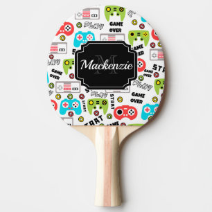 Retro Video Game Ping Pong Paddle