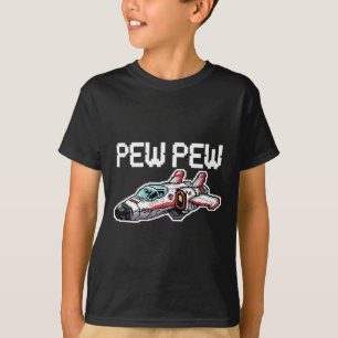 Retro Video Game Ship Arcade Funny Nostalgia Gamer T-Shirt