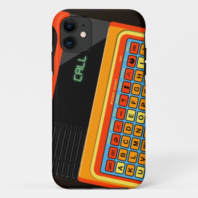 Retro video game Speak spell texas instruments vin Case-Mate iPhone Case (Back)
