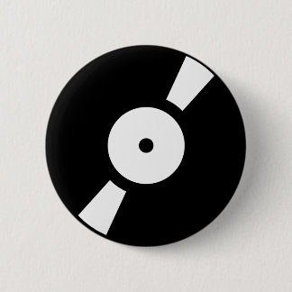 retro vinly record 2 inch round button