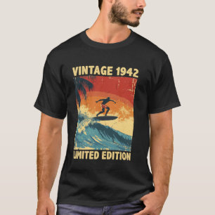 Retro Vintage 1942 Surfing Lover Limited Edition C T-Shirt