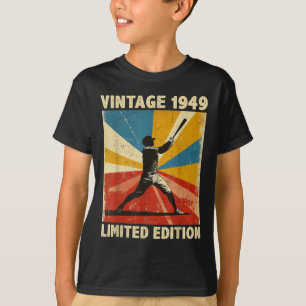 Retro Vintage 1949 Baseball Lover Limited Edition T-Shirt
