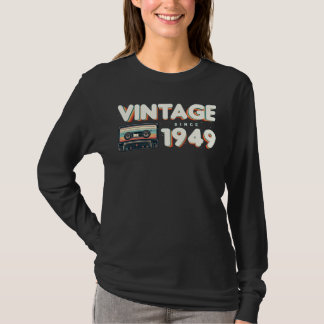 Retro Vintage 1949 Nostalgic Birthday Men Women T-Shirt