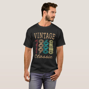 Retro Vintage 1968 classic 50th birthday gift for T-Shirt