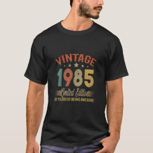Retro Vintage 1985 Limited Edition 36Th Birthday P T-Shirt