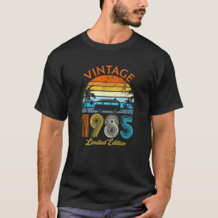 Retro Vintage 1985 Limited Edition 37Th Birthday 3 T-Shirt