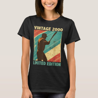 Retro Vintage 2000 Baseball Lover Limited Edition  T-Shirt
