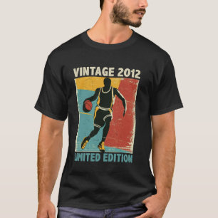Retro Vintage 2012 Basketball Lover Limited Editio T-Shirt