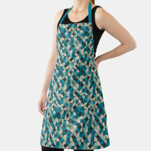 Retro Vintage 60's Pattern Apron