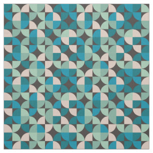 Retro Vintage 60's Pattern Fabric