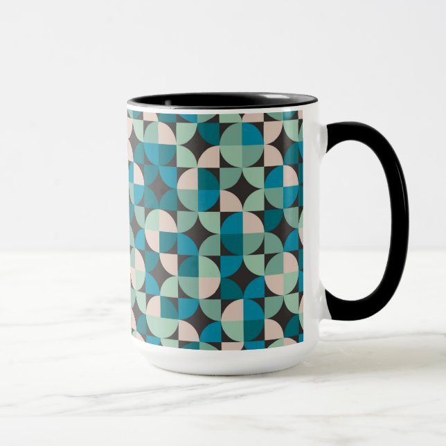 Retro Vintage 60's Pattern Mug (Right)