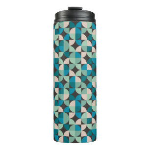Retro Vintage 60's Pattern Thermal Tumbler