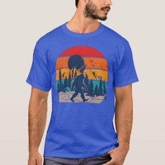 Retro Vintage 70s 80s Sasquatch Lovers Men girl T-Shirt