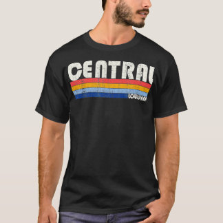 Retro Vintage 70s 80s Style Central Louisiana T-Shirt