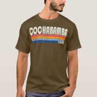 Retro Vintage 70s 80s Style Cochabamba, Bolivia