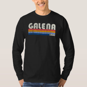 Retro Vintage 70s 80s Style Galena Kansas T-Shirt