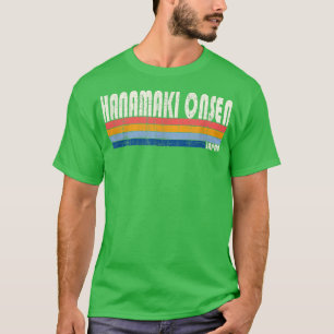Retro Vintage 70s 80s Style Hanamaki Onsen, Japan  T-Shirt