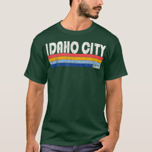 Retro Vintage 70s 80s Style Idaho City ID 1  T-Shirt