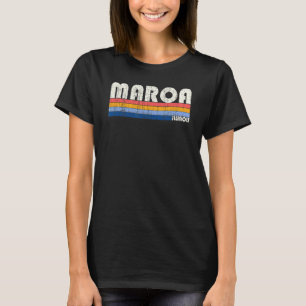 Retro Vintage 70s 80s Style Maroa Illinois T-Shirt