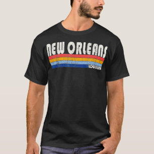 Retro Vintage 70s 80s Style New Orleans Louisiana T-Shirt