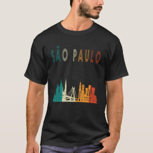 Retro vintage 70s 80s style São Paulo tea T-Shirt